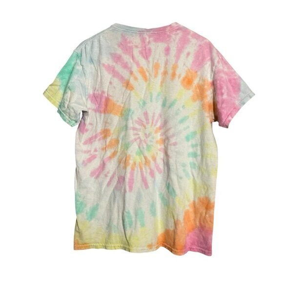 Disney Mickey Mouse TShirt Tie Dyed Size M Men Women Unisex Colorful Rainbow Top - Picture 2 of 10